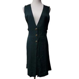 90s C.W. Rose green sleeveless romper . size 14